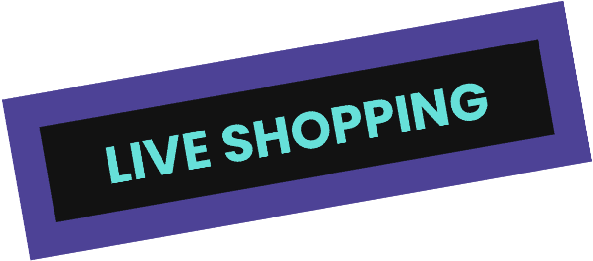 live shopping banner